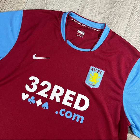 Aston Villa Home Shirt 2007-2008 Season Size XL - Picture 2 of 12